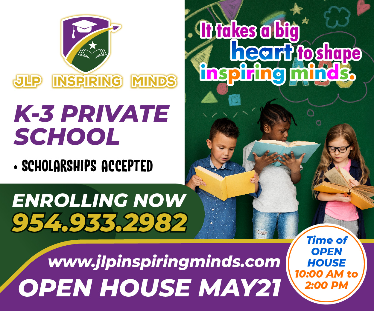 Open House Private Schools JLP Inspired Minds
