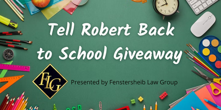 Tell Robert Back to School Giveaway