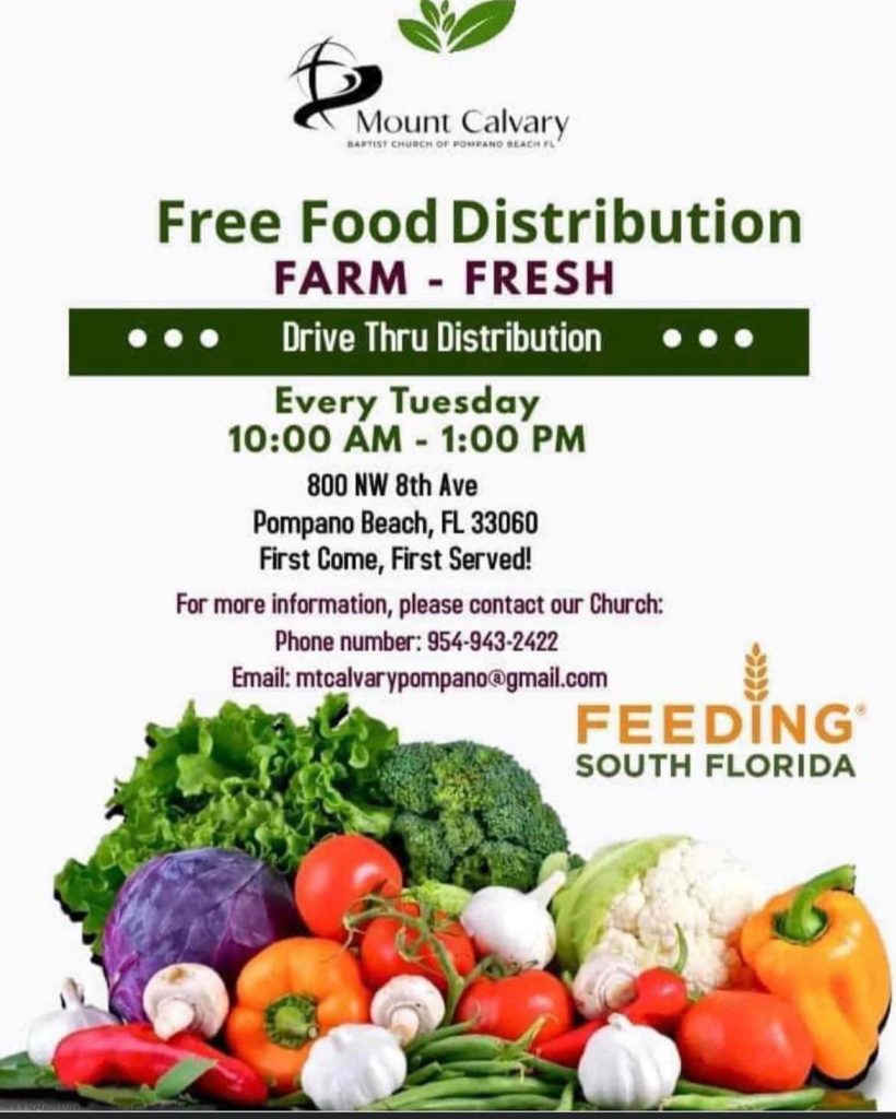 Free Food Distribution - Broward Mom Collective